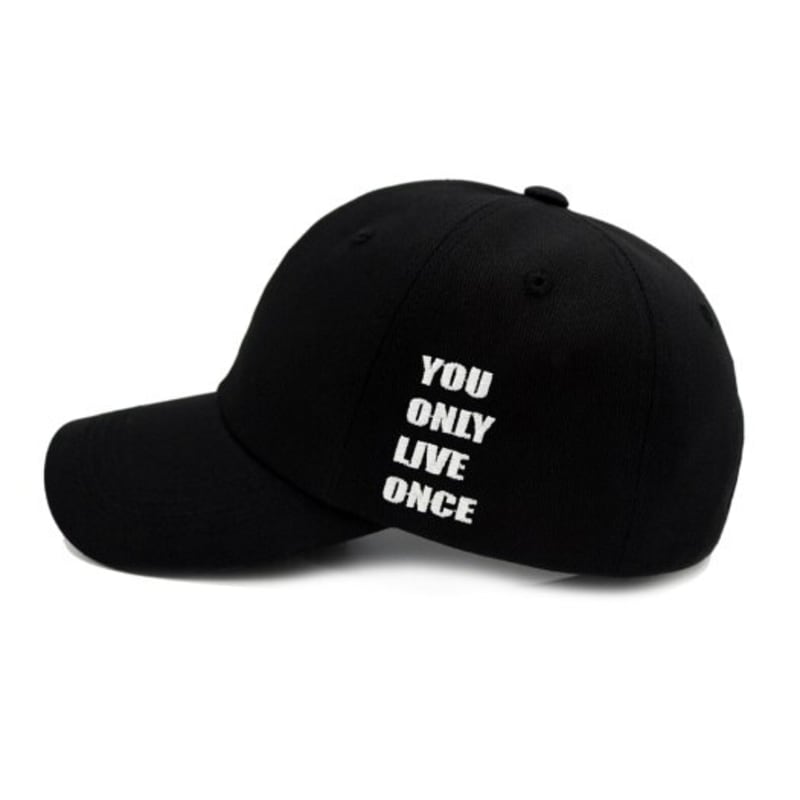 STANDUP [STANDUP] YOLO Black Color Ball Cap