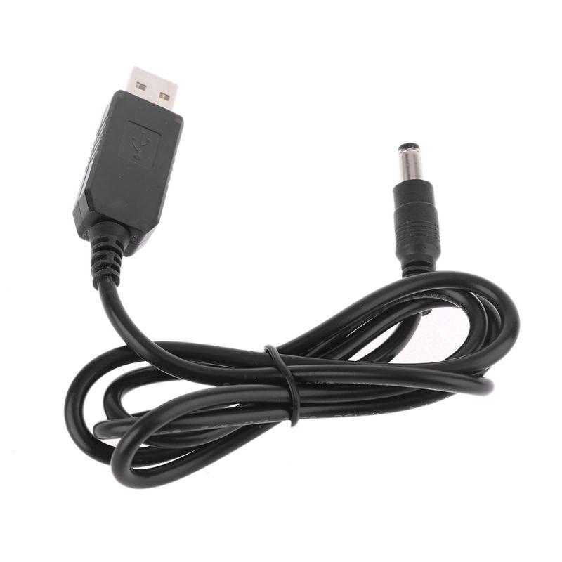 Adjustable Voltage Step Up Universal QC3.0 USB To for DC 12V 1.5A 5.5x2.1mm Cable Power Boost Line For WiFi Router LED S