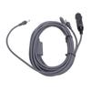 16ft Satellite Cigar Lighter Power Cable 18AWG Waterproofing Satellite Power Cord for RV Car Truck Bus Boat Dish