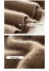 Women's Cashmere Knit Half-High Neck Sweater - Versatile Autumn/Winter Base Layer Top
