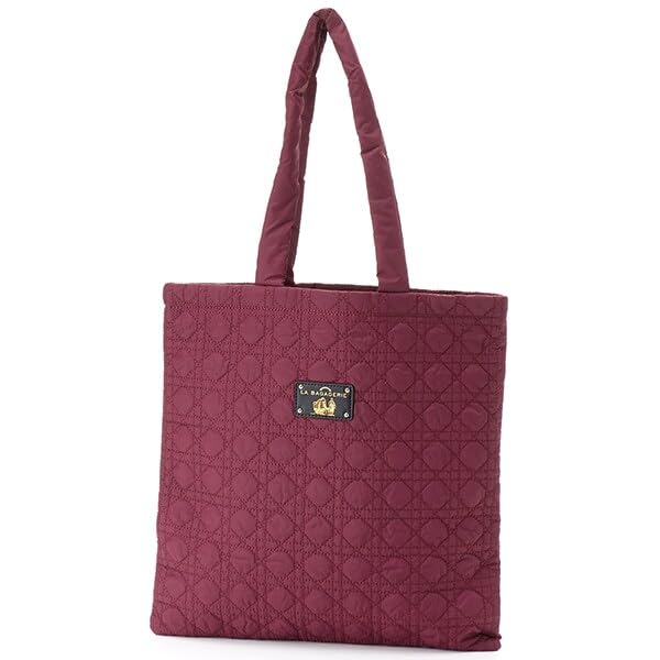 Labagagery Two-Tone Quilted Big Tote Bag B007601 Black (10)