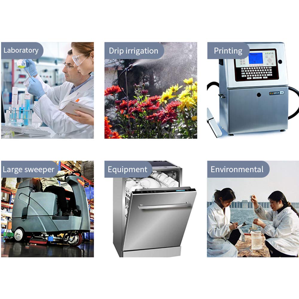 Peristaltic Dosing Pump 12V Kamoer Variable Speed Small Water Pump has Pump Head for Lab Chemistry KCP Norprene Power Adapter Experiment, PRO2, Tube