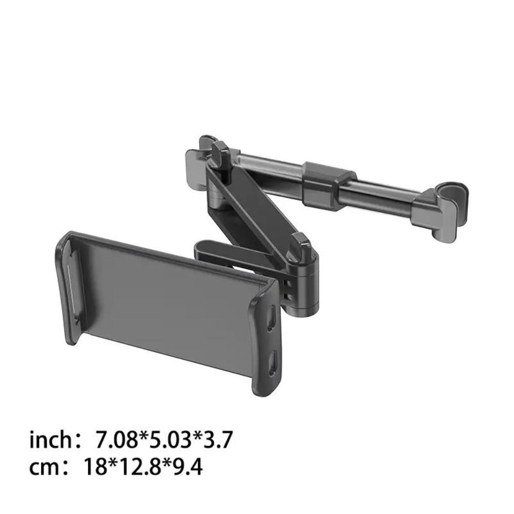 

Universal Car Headrest Tablet & Phone Mount - 360° Swivel, Customizable Angles, Stretchable Gooseneck - Securely Holds IPad, IPh