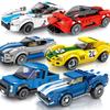 City Vehicles Speed Sports Racing Technical Car Model Building Blocks Super Racers Figures Moc Construction Toys