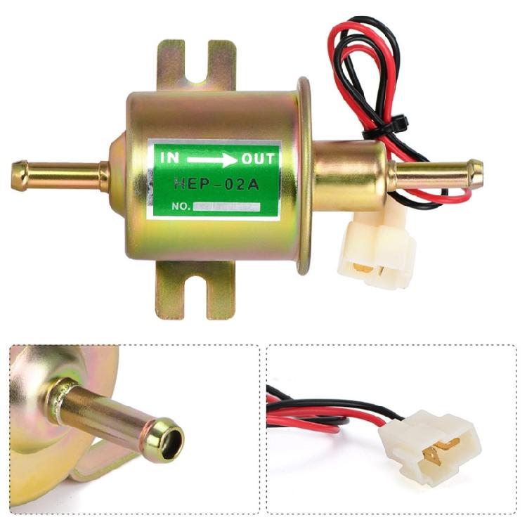 12V/24V Electric Fuel Pump Fuel Pump 3-6psi 80-100L/H for Car Carburetor