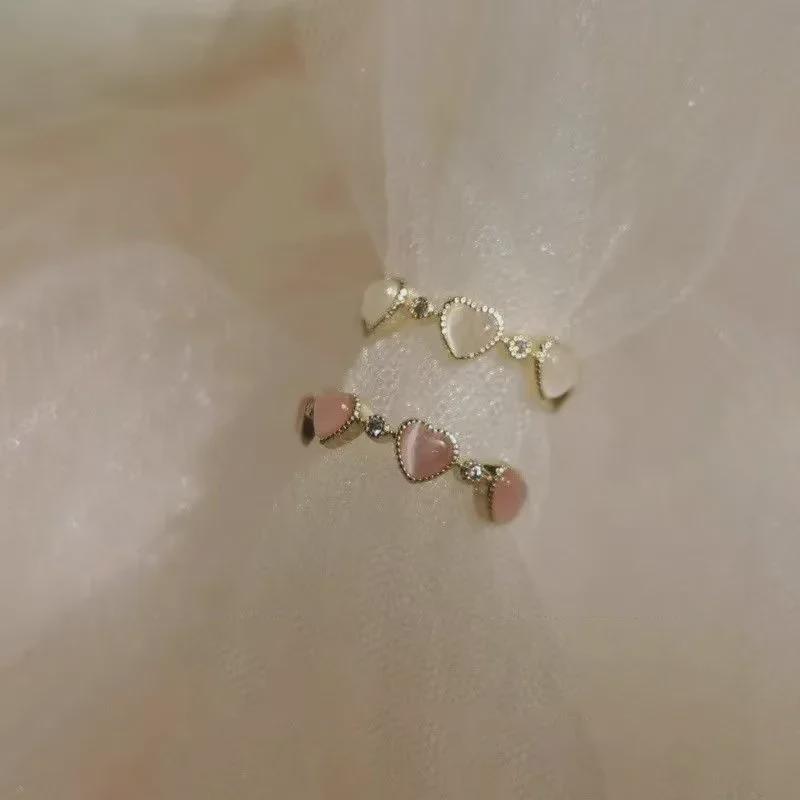 French Retro High-End Cat's Eye Ring - Luxurious, Simple, Open Design for Women