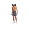 Nike Fashionable Versatile Lace-Up Mid-Rise All-Over Print Swim Trunks Men swimwear Black FZ6361-010