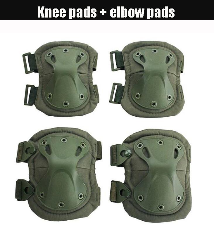 Durable And Safe Unisex Camo Tactical Kneepad Elbow Pads Knee Protector For Men Women Outdoor Sport Working Hunting Skating Safety Gear Kneecap