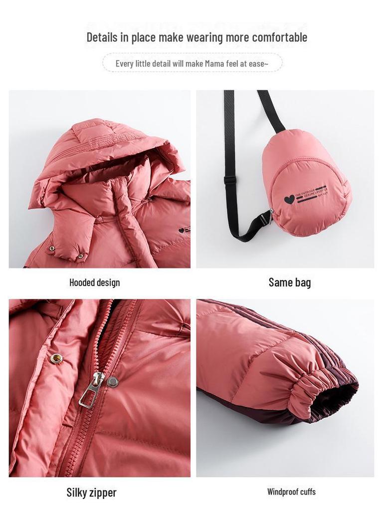 Mädchen Winter 2023 Daunen-Baumwolljacke - Verdickte Brotjacke