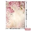2D Dreamy Blush Tone Sakura Backdrop, 2D Flat Printing Banner for Bridal Shower & Birthday Party