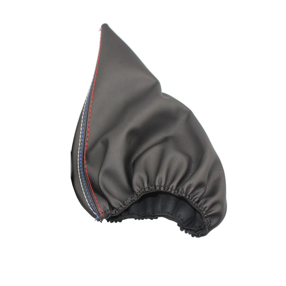 Car Shift Gear Stick Dust-proof Cover Handbrake Handle Faux Leather Cover for BMW E30 E36 E34 E46 Z3 Manual Models