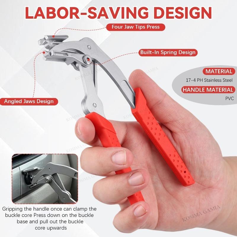 Xiaomi Car Clip Pliers Panel Clip Removal Pliers Car Clamp Plier Spring-Loaded Fastener Rivet Remover for Auto Door Panels