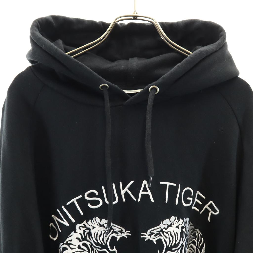 ONITSUKA TIGER Long Sleeve Sweatshirts XL Black Men's Used