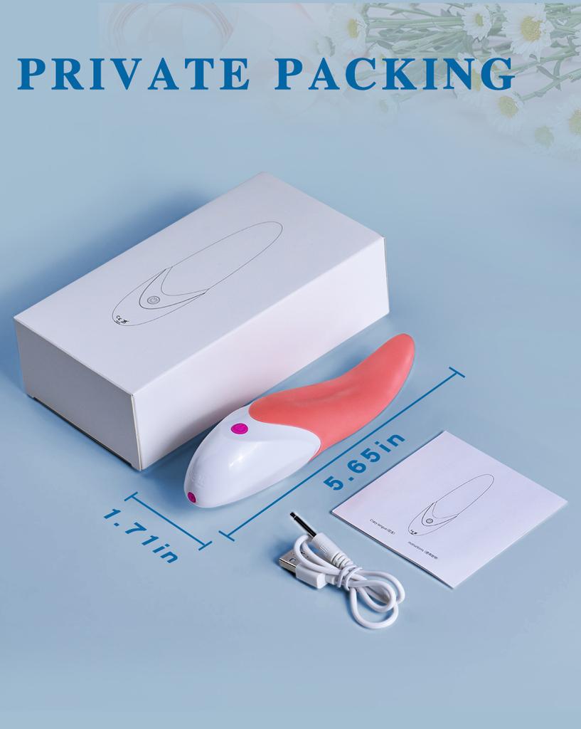 Realistic Tongue Licking Clitoral Stimulation Nipples Powerful Stimulator Vibrators Female Adult Sex Toy for Woman Couples Waterproof