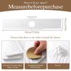 Sink Drip Catcher Mats Silicones Faucet Base Pad With Sloped Water Channel for Kitchen and Bathroom Countertops