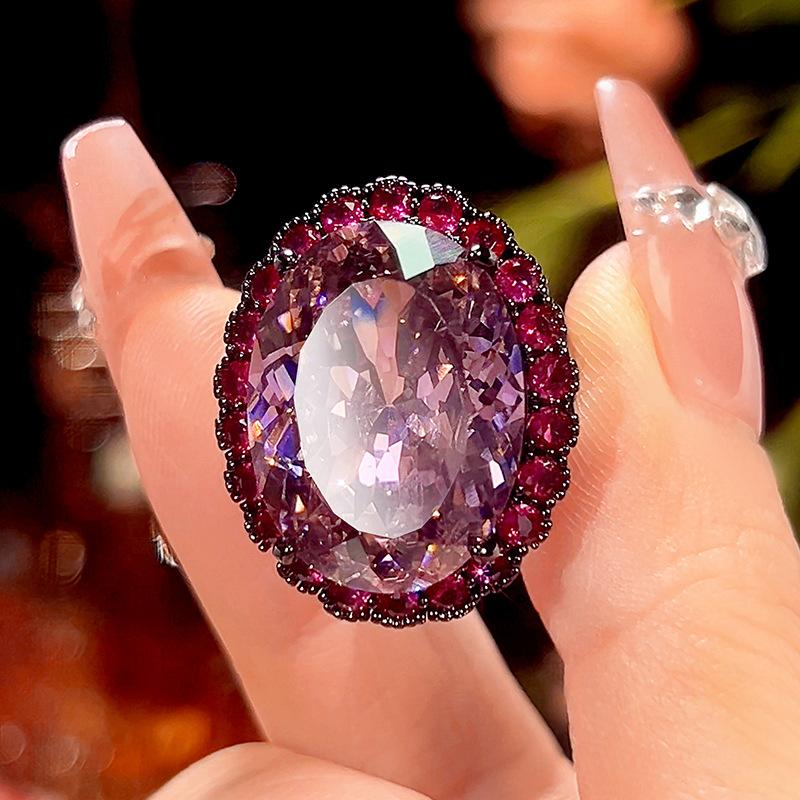 

Ювелирные изделия Медное основание Позолоченное Имитация Сухая роза Премиальный набор Яйцевидный Женский камень 15 * 20