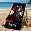Custom Name Resident Umbrella Corporation Beach Towel Microfiber Beach Towel, Lightweight and Quick-Dry, for Summer Travel, Swimming Pool Gift