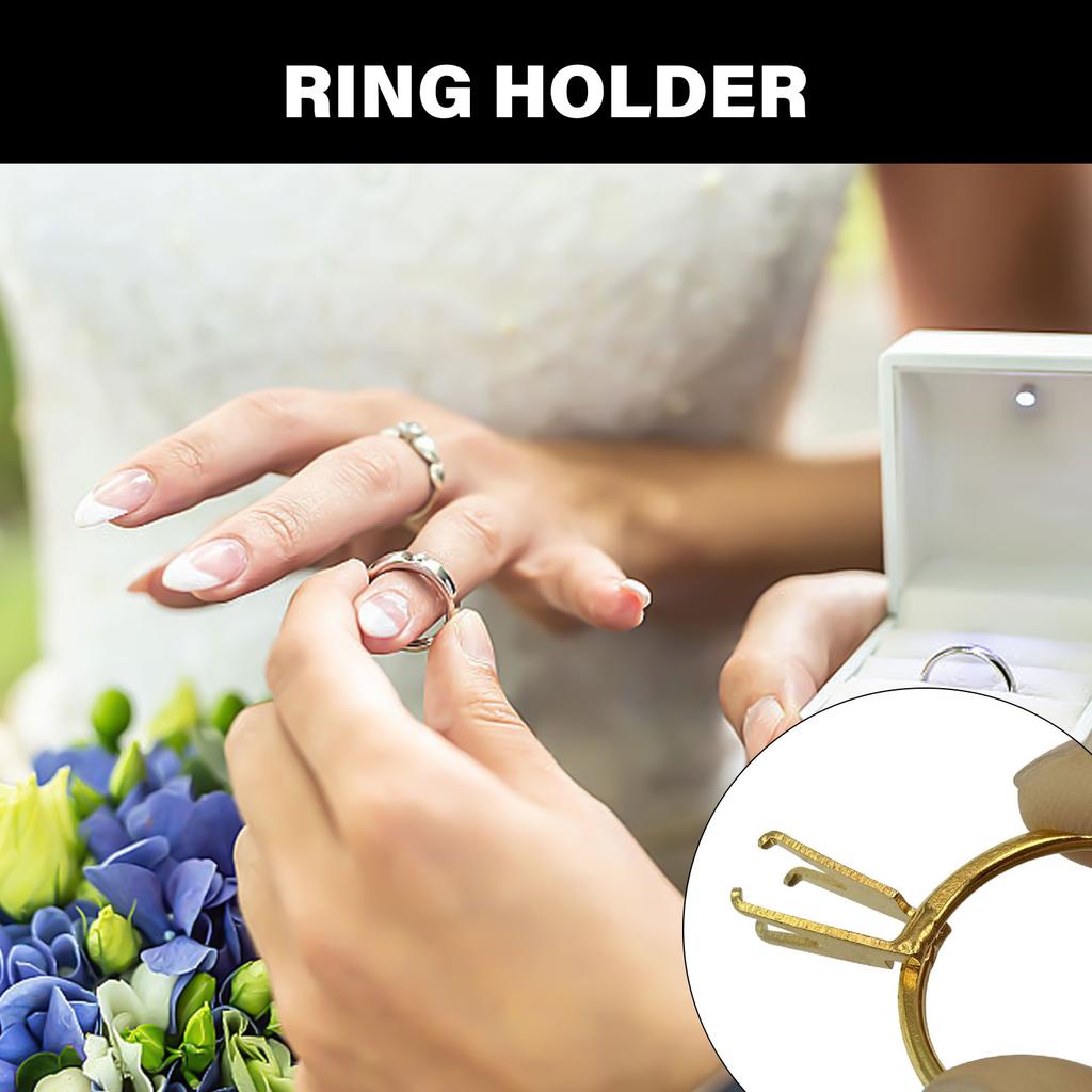 Set of 4 Adjustable Ring Setting Claw for Loose Gemstones Professional Ring Mounts Practical Jewelry Making Supplies