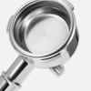 Coffee Portafilter with Single Spout Compatible 58mm Portafilter Filter Holder Sturdy Handle Easy to Clean for Home Baristas