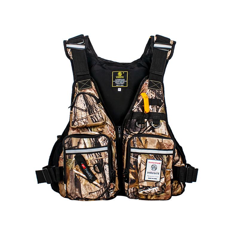 Multifunctional High-Buoyancy Fishing Vest with Customizable Logo for Rock and Sea Fishing