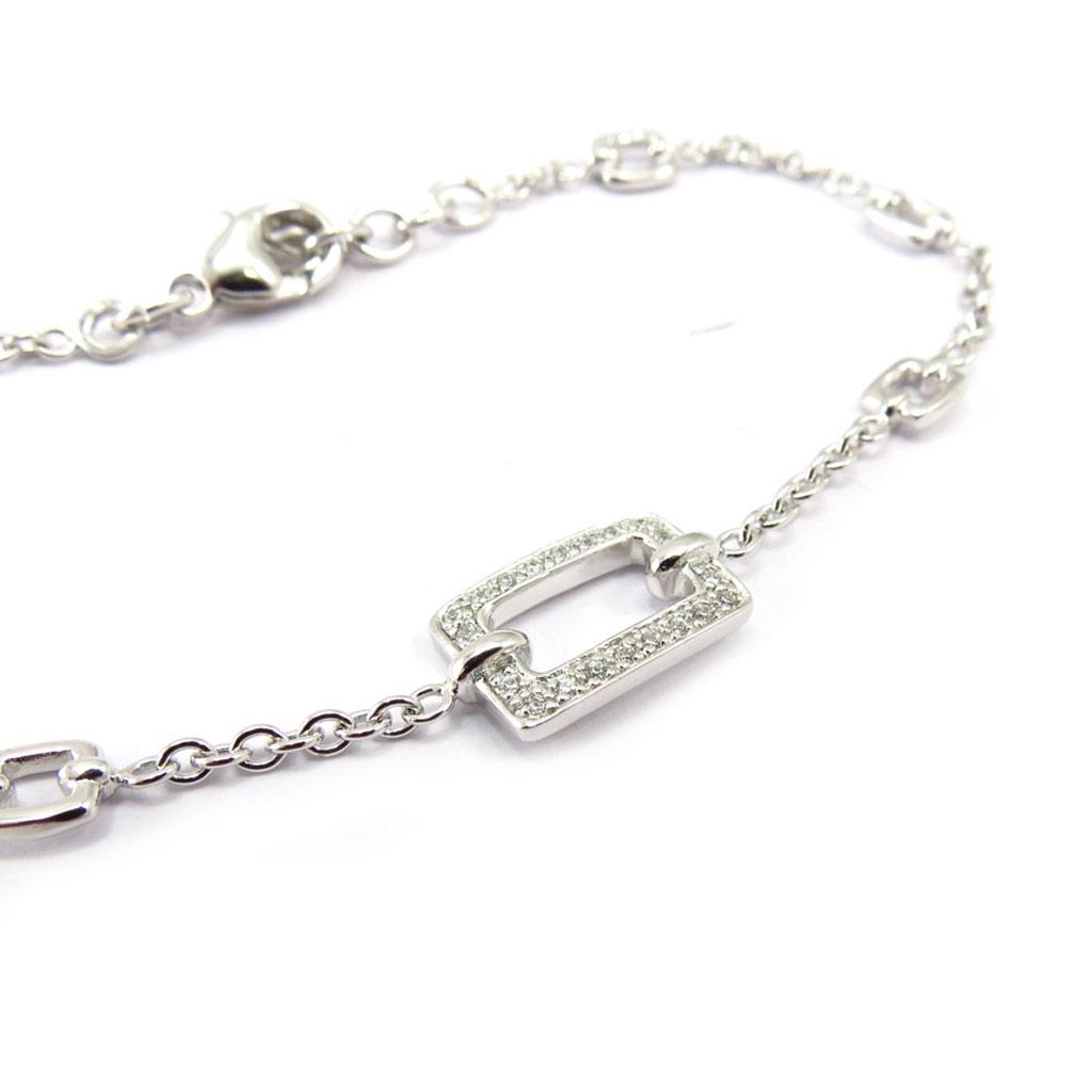 Altesse [K4765] - White 'Goddess' Silver Bracelet