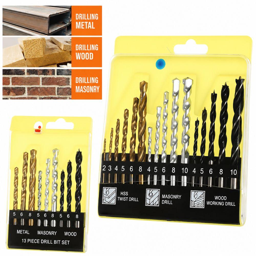 High-Speed Steel HSS Bit Straight Handle Wood Drill Bit Twist Drill Bit