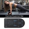 Roller Wheel Floor Pad Non-Slip Knee Mat Ab Roller Abdominal Exercise Mat 7mm Thick Floor Pad Sound Insulation Knee Pad For Gym