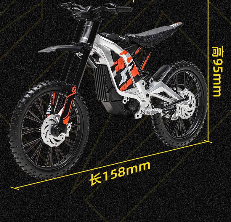 Original Peripheral Light Bee X Electric Dirt Cycle Bike Bicycle Bike Assembly Model Sur Ron Action Figures Toy