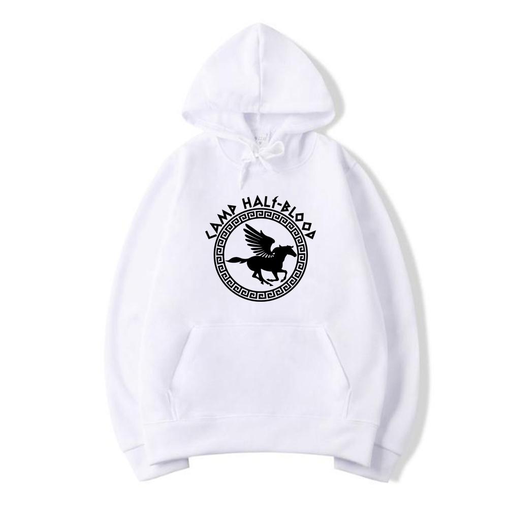 Camp Half Blood Hoodies Höstträningsläger Spel Huvtröja Unisex Grafiska Huvtröjor Kvinnor Pullover Halloween Magisk Gåva