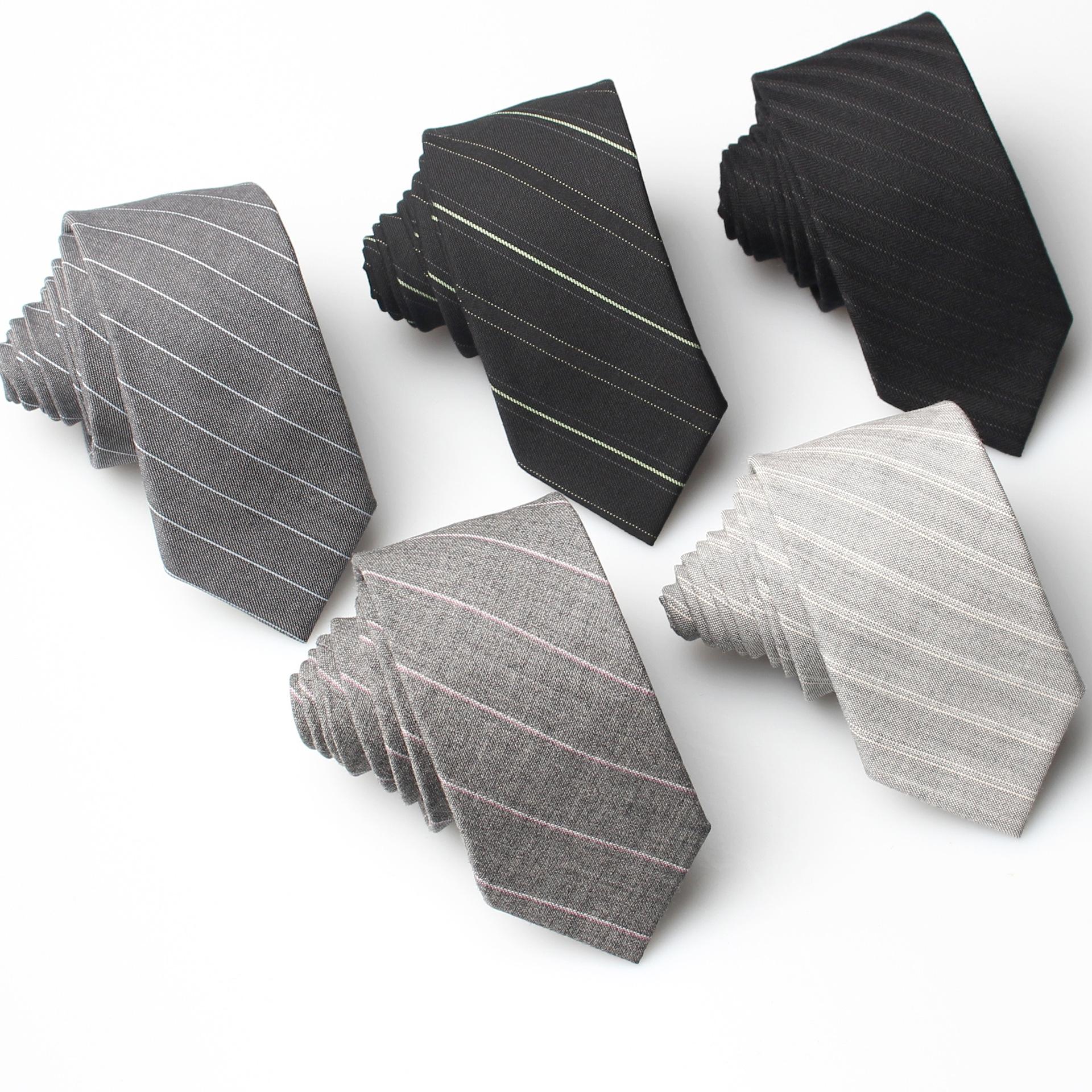 

Men S Business Dress Striped Wool Jacquard 5.5Cm Men S Tie, Groom Best Man Suit Tie Men S