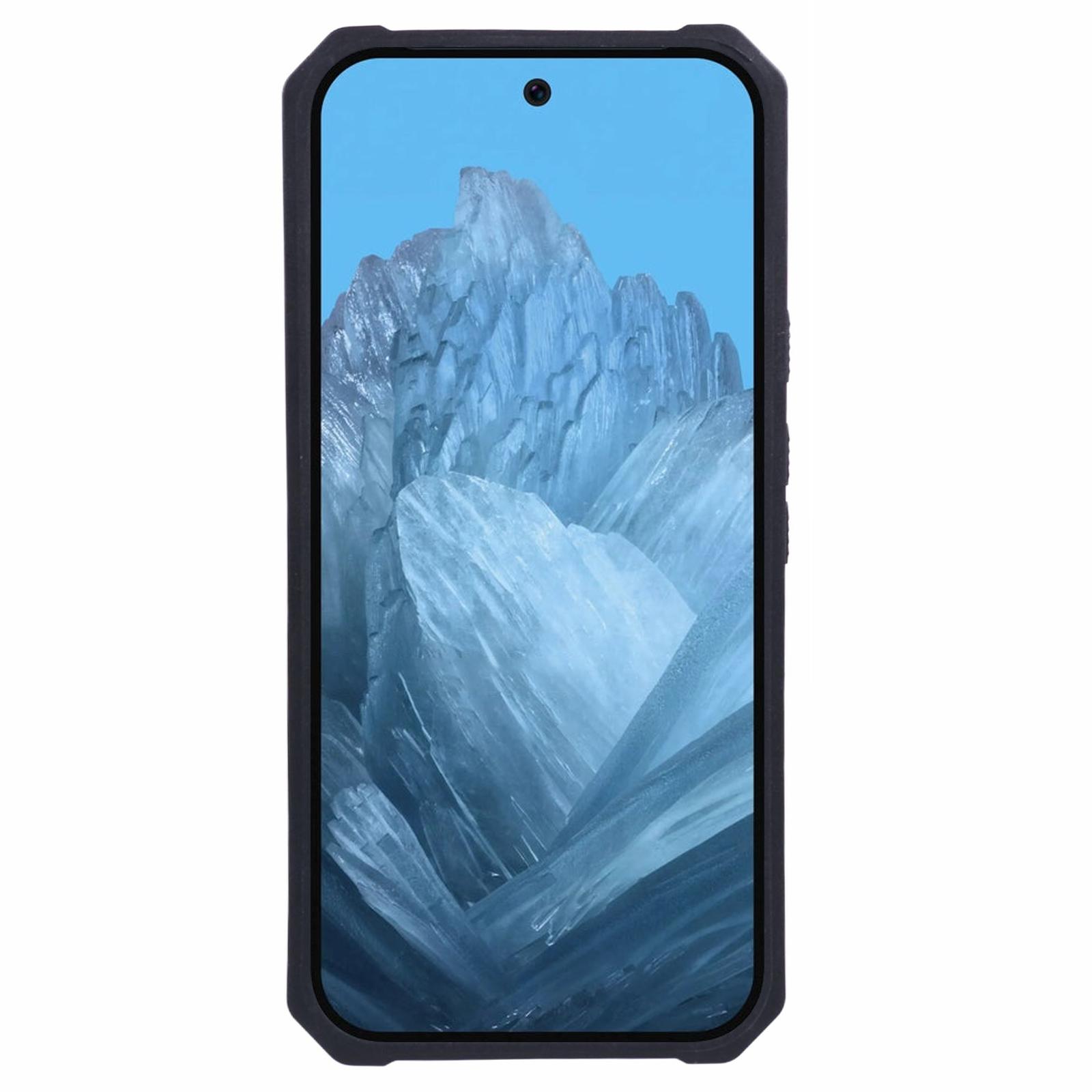 

For Google Pixel 9 Pro XL Kickstand Case Slide Lens Lid PC+TPU Phone Cover with Card Holder Purple