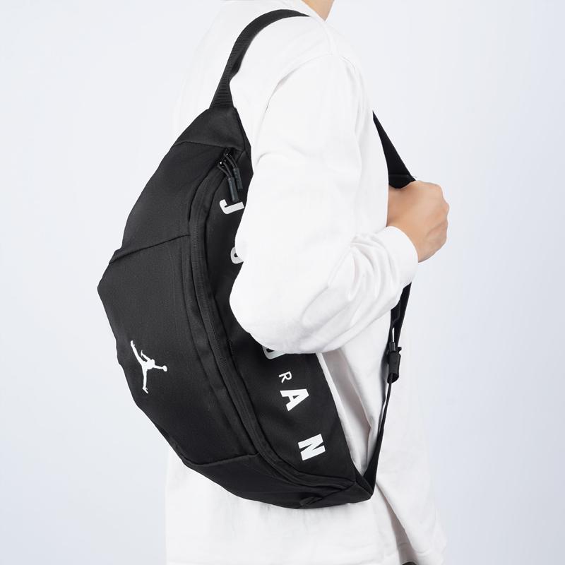 Jordan Fabric Crossbody Bag, Fanny Pack Unisex Black Jordan JD2123012GS-001