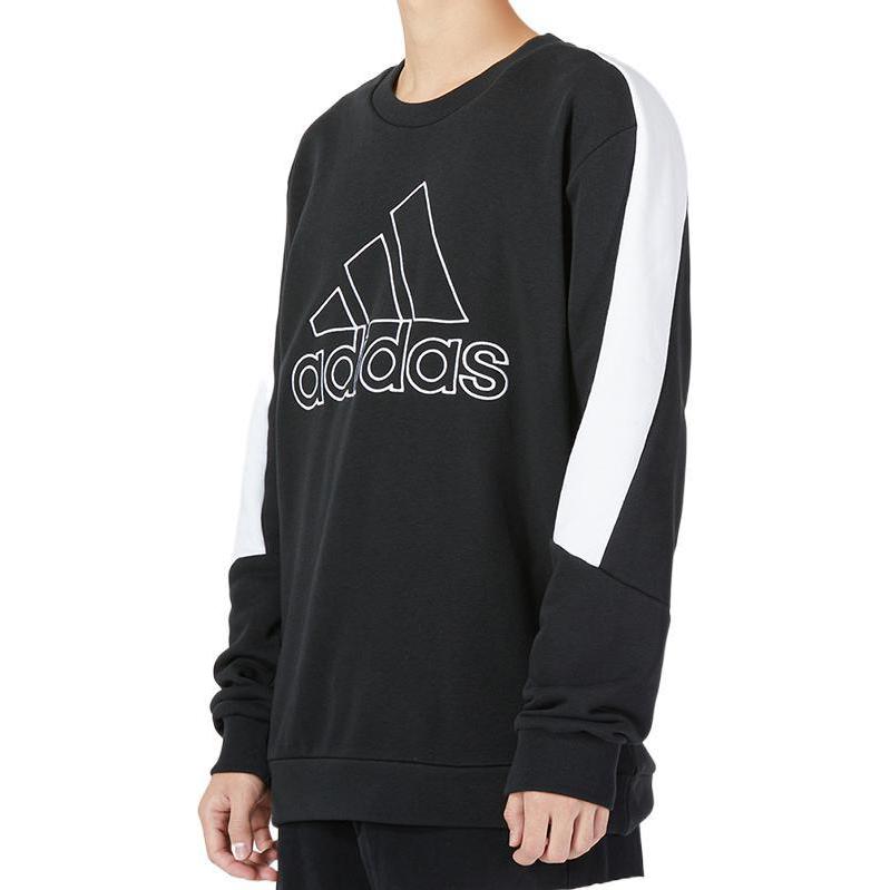 adidas Sweatshirts Men's Black Crew Neck Moderate Other HK4539