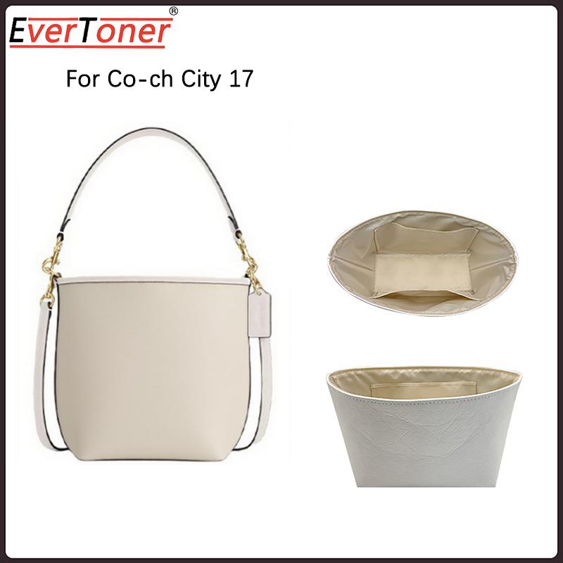 

EverToner Microfiber Paper Liner Insert for Co-ch City 17 Bucket Bag Waterproof Lightweight Organizer with Storage Inner Support
