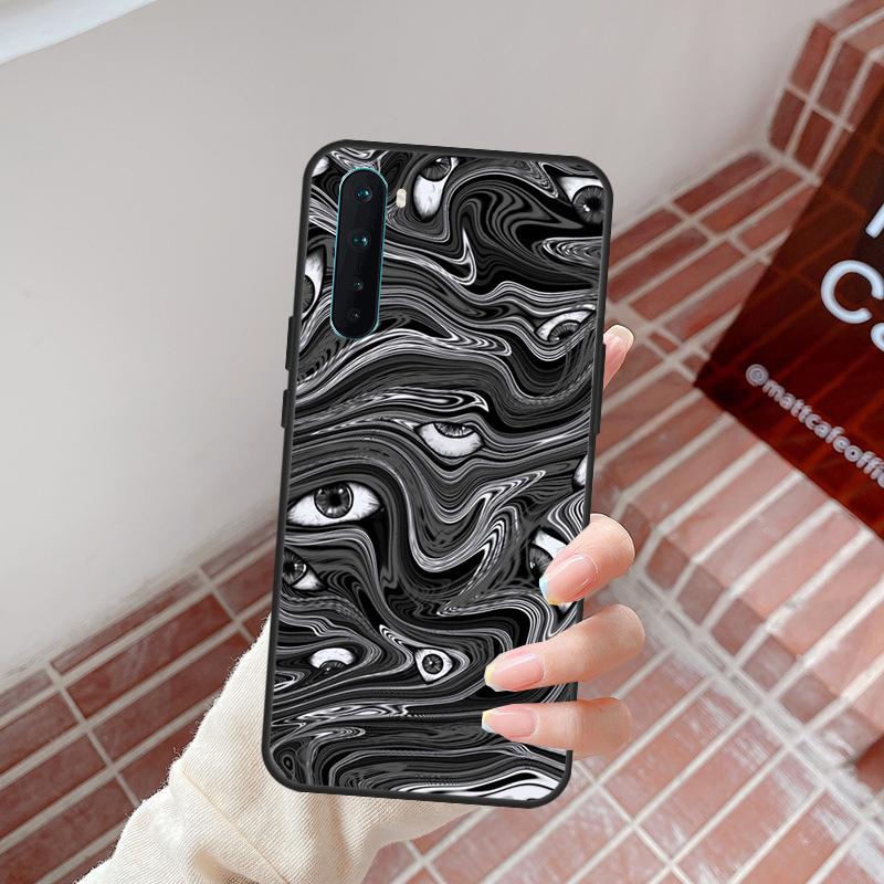 Scary Face Eyes Case For OnePlus 15 13 12 11 13T 13R 12R 10R 10T 8T OnePlus Nord 5 CE 3 4 Lite N20 N30 Cover