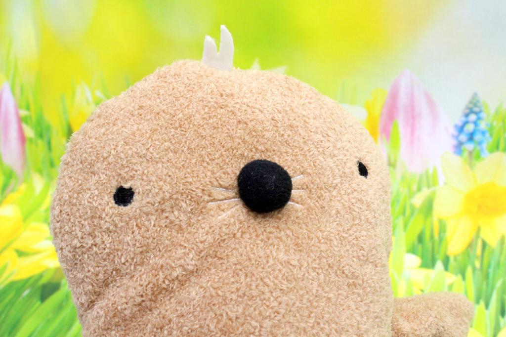 Shinada Mogugu Brown Puppet 11 x 4 x 28cm Goods Animal Goods Fumofumo-san FMPT-0180MO