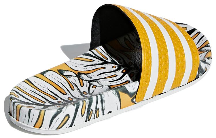 Adilette The Farm Company X Adilette Wmns Adidas Originals Slides 'Tropical Print' Women's D96682