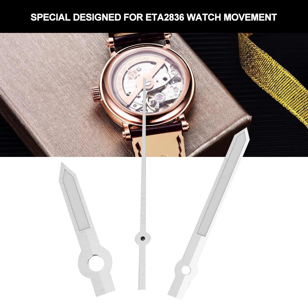 M005 Men Watch Hour Minute Second Hands Watch Needles Fit for ETA2836 Movement