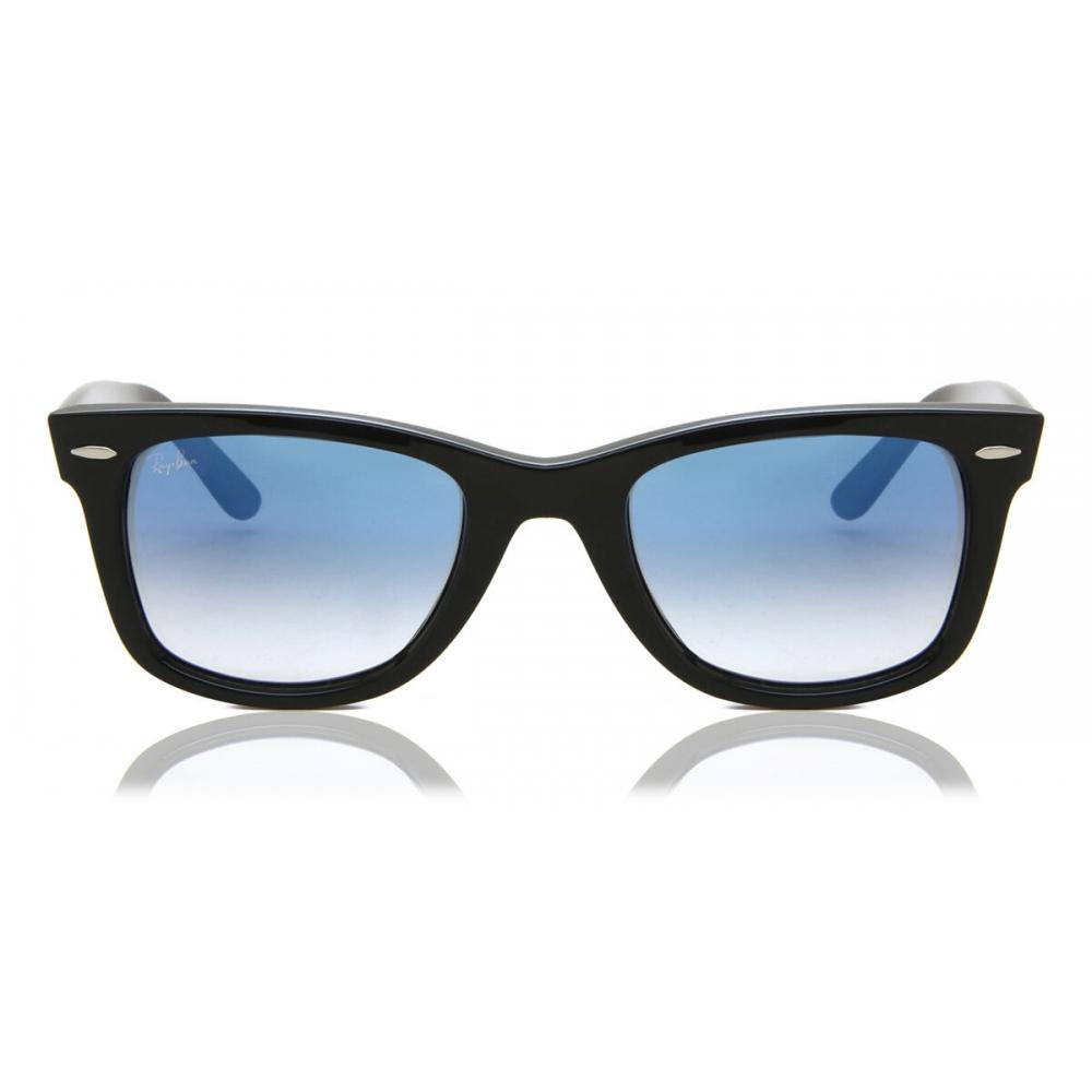 

Солнцезащитные очки унисекс Ray Ban Rb2140f Wayfarer Asian Fit 901 3f Black/52