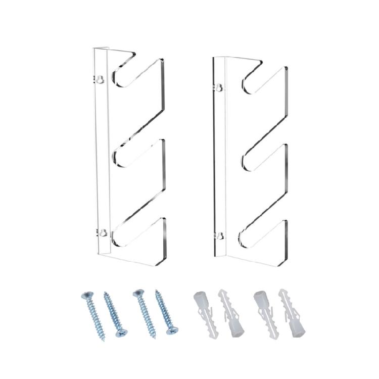 1Pair Practical Wall Mount Rack for Skateboards Snowboards Longboards Organizer