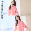 Women's Candy Pink Cotton Long-Sleeve Shirt