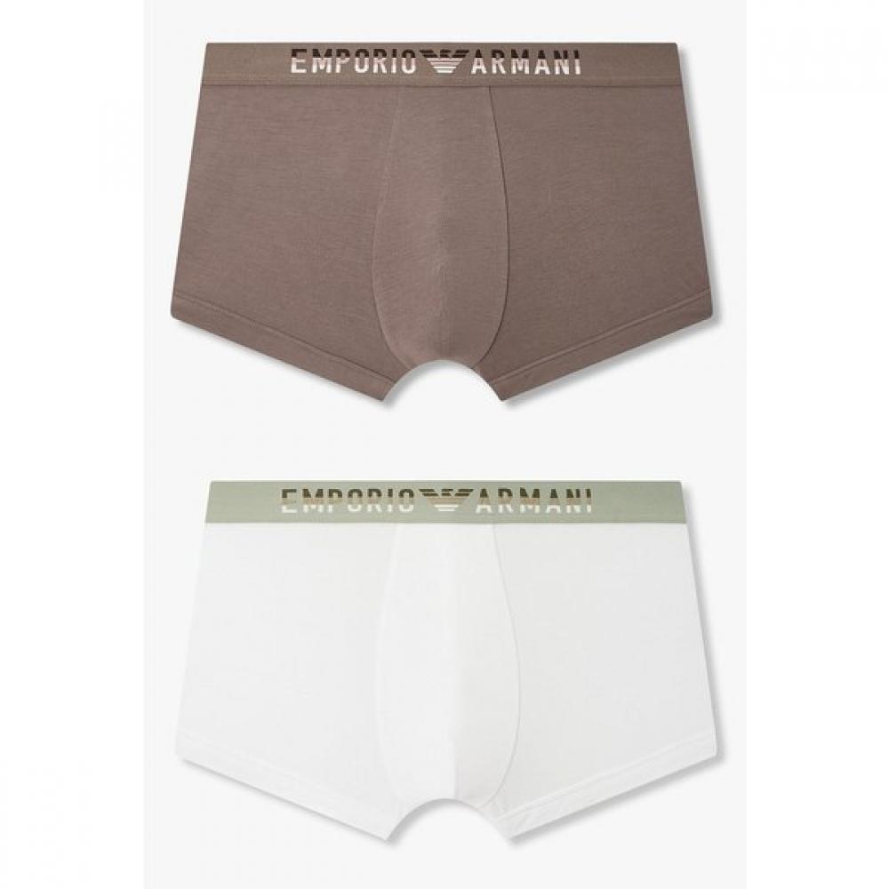 Emporio Armani Men S TOne On TOne Jacquard Logo drawerS Set 2 typeS 0816112017 S(95)