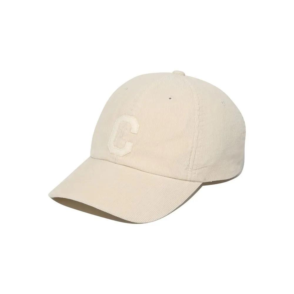 [Cozy Fit] C Logo Applique Corduroy Ball Cap Ivory CO2504CA02IV 279283 F