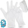 1-30pairs White Cotton Work Gloves Dry Hands Handling Film SPA Gloves Ceremonial High Stretch Gloves Household Cleaning Tools