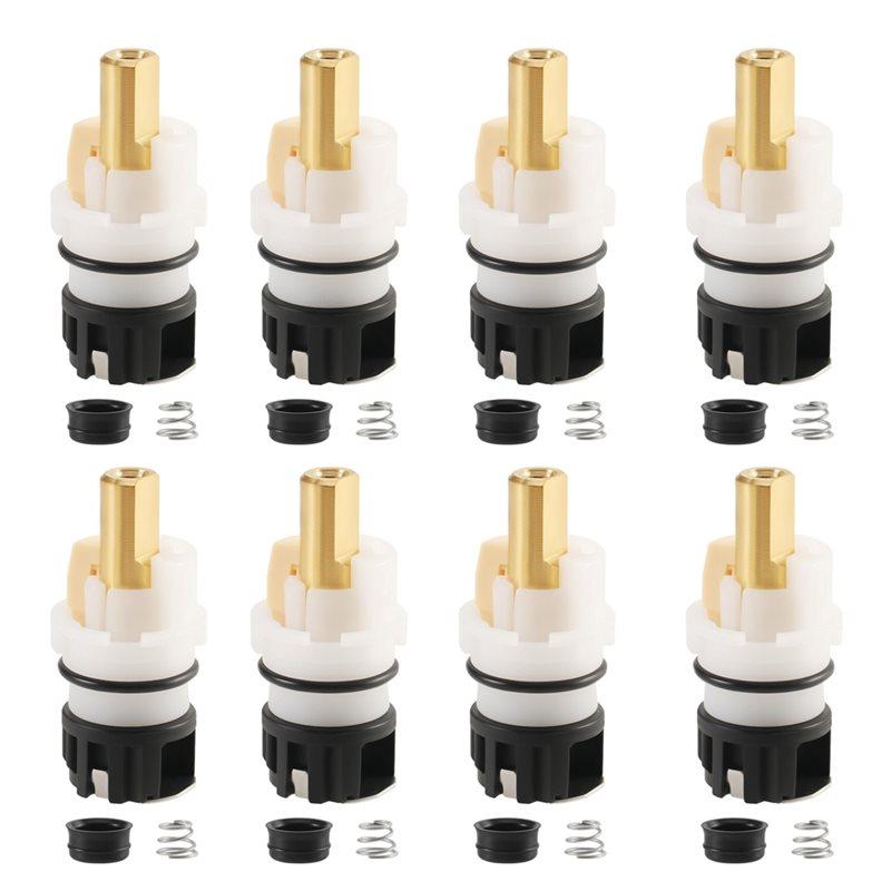 Premium-Premium Faucet Cartridge Parts Replacement 8-Pack RP25513 Faucet Stem For Delta Two Handle Faucet Repair Kit