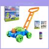 Electric Bubble Machine Push Cart Colorful Outdoor Toy For Kids With Sensory Features