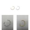 Modern Steel Cshape Bangle Bracelet For Women And Men With Electroplated Finish Fashion Accessory
