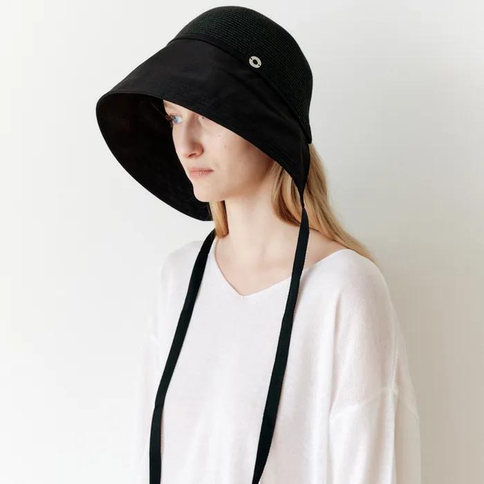 Combi Ribbon Bucket Hat (Black)