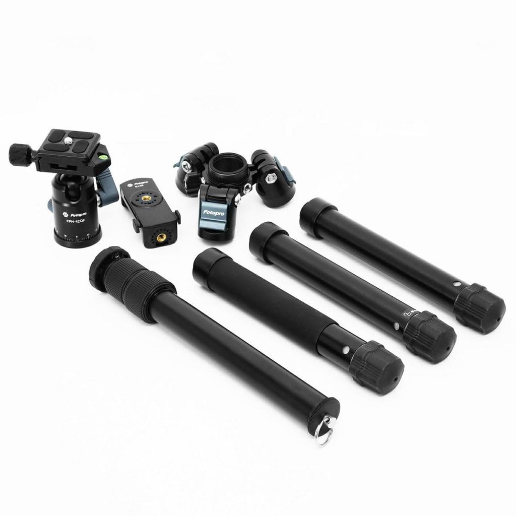 FOTOPRO FY-830 Compact Multi-Function Tripod with Disassembly Storage, Monopod, and Selfie Stick (Product Code: 369530)