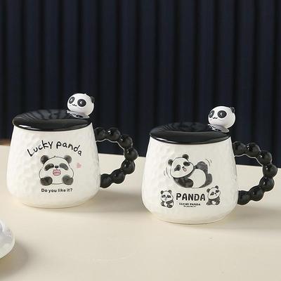 Cute Panda Ceramic Cup High Value Mug Souvenir Home Couple Water Cup Coffee Cup Gift Cup